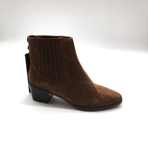 rag & bone ICONS Rover Suede Chelsea Boots Chestnut  US EU 37.5, US 7.5 - Picture 6 of 6